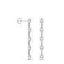 Oval Mireille Lab-Grown Diamond Earrings - Side View