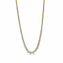 13 ct. tw. Graduated Riviera Tennis Lab-Grown Diamond Necklace - View 2