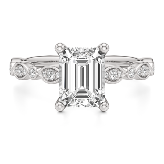 Nissa Lab-Grown Diamond Ring - Main View - Vowmira lab-grown diamond jewelry