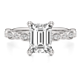 Nissa Lab-Grown Diamond Ring - Side View - Vowmira lab-grown diamond jewelry