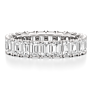 3 - 5 ct. Emerald Eternity Lab-Grown Diamond Band - View 2 - Vowmira lab-grown diamond jewelry
