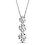 1 ct. tw. Classic 3 Stone Lab-Grown Diamond Pendant - View 2 - Vowmira lab-grown diamond jewelry