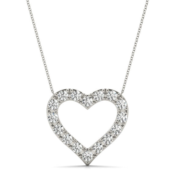 Perfect Heart Lab-Grown Diamond Pendant - Main View