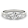 1 ct. tw. Classic 3 Stone Lab-Grown Diamond Ring - View 2