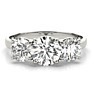 2 ct. tw. Classic 3 Stone Lab-Grown Diamond Ring - View 2 - Vowmira lab-grown diamond jewelry