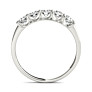 3/4 ct. tw. Classic 5 Stone Lab-Grown Diamond Band - Side View - Vowmira lab-grown diamond jewelry