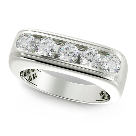 1 ¼ ct. tw. Lab-Grown Diamond Band - Main View - Vowmira lab-grown diamond jewelry