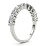 1 ct. tw. Common Prong Elegance Lab-Grown Diamond Band - Side View