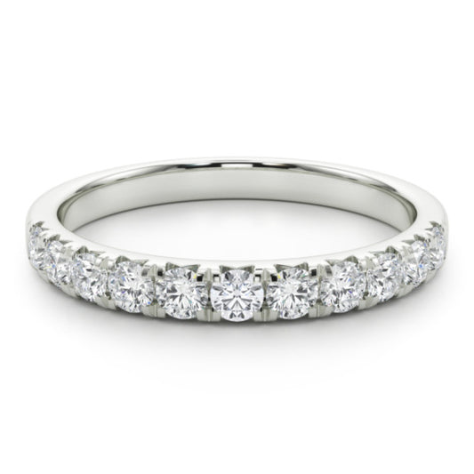 1/2 ct. tw. French Pave Lab-Grown Diamond Band - Main View - Vowmira lab-grown diamond jewelry