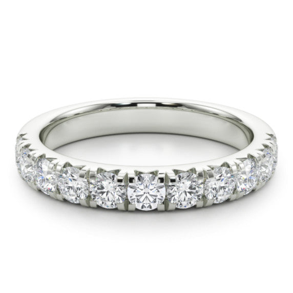 1 ct. tw. French Pave Lab-Grown Diamond Band - Main View - Vowmira lab-grown diamond jewelry