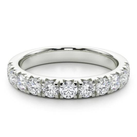 1 ct. tw. French Pave Lab-Grown Diamond Band - Main View - Vowmira lab-grown diamond jewelry
