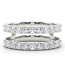 1 ct. tw. Common Prong Ring Lab-Grown Diamond Ring Enhancer - View 2