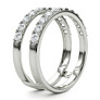 1 ct. tw. Common Prong Ring Lab-Grown Diamond Ring Enhancer - Detail View - Vowmira lab-grown diamond jewelry