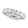2 ct. tw. French Pave Lab-Grown Diamond Band - Side View - Vowmira lab-grown diamond jewelry