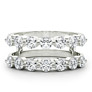 1 1/2 ct. tw. Single Shared Prong Ring Lab-Grown Diamond Ring Enhancer - View 2