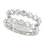 1 1/2 ct. tw. Single Shared Prong Ring Lab-Grown Diamond Ring Enhancer - Side View