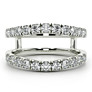 1 ct. tw. Chevron Ring Lab-Grown Diamond Ring Enhancer - View 2 - Vowmira lab-grown diamond jewelry