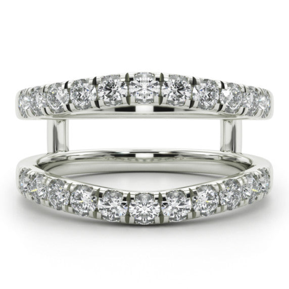 1 ct. tw. Chevron Ring Lab-Grown Diamond Ring Enhancer - Main View