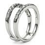 1 ct. tw. Chevron Ring Lab-Grown Diamond Ring Enhancer - Detail View - Vowmira lab-grown diamond jewelry