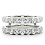 2 ct. tw. Common Prong Ring Lab-Grown Diamond Ring Enhancer - Side View - Vowmira lab-grown diamond jewelry