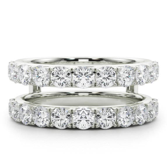 2 ct. tw. Common Prong Ring Lab-Grown Diamond Ring Enhancer - Main View