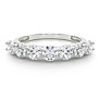 1 1/2 ct. tw. Trellis 7 Stone Lab-Grown Diamond Band - Side View - Vowmira lab-grown diamond jewelry