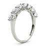 1 1/2 ct. tw. Trellis 7 Stone Lab-Grown Diamond Band - Detail View - Vowmira lab-grown diamond jewelry