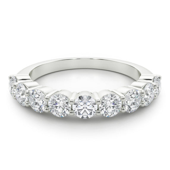 1 1/2 ct. tw. Common Prong Elegance Lab-Grown Diamond Band - Main View - Vowmira lab-grown diamond jewelry