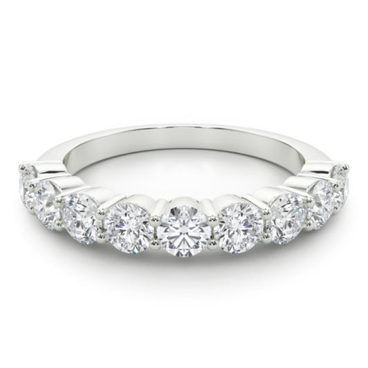 1 1/2 ct. tw. Common Prong Elegance Lab-Grown Diamond Band - Main View - Vowmira lab-grown diamond jewelry