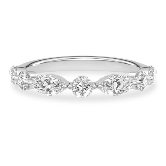 Cersie Lab-Grown Diamond Band - Main View - Vowmira lab-grown diamond jewelry