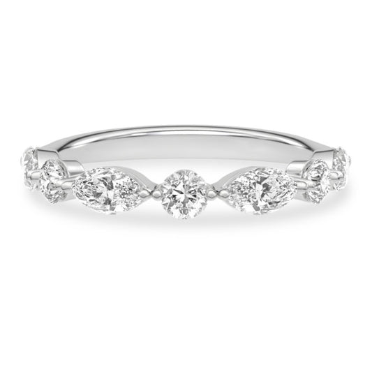 Cersie Lab-Grown Diamond Band - Main View - Vowmira lab-grown diamond jewelry