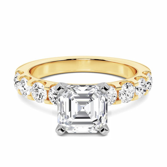 Angelina Lab-Grown Diamond Ring - Main View - Vowmira lab-grown diamond jewelry