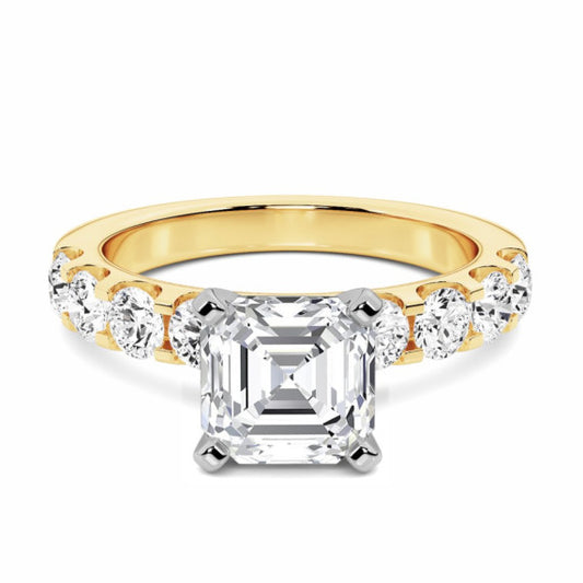 Angelina Lab-Grown Diamond Ring - Main View - Vowmira lab-grown diamond jewelry