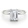 Cora Emerald Cut Lab-Grown Diamond Ring - View 2 - Vowmira lab-grown diamond jewelry