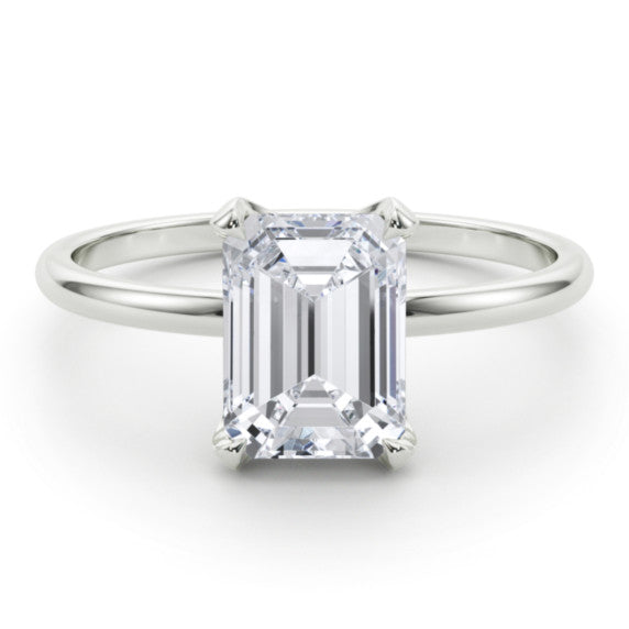 Cora Emerald Cut Lab-Grown Diamond Ring - Main View