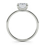 Cora Emerald Cut Lab-Grown Diamond Ring - Side View - Vowmira lab-grown diamond jewelry
