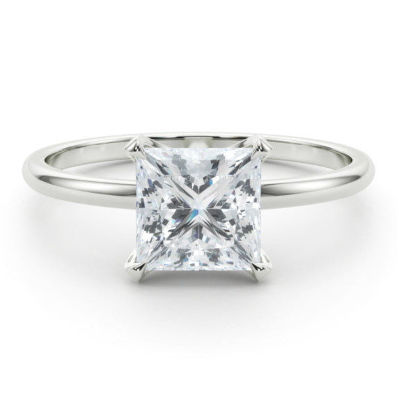 Cora Princess Cut Lab-Grown Diamond Ring - Main View - Vowmira lab-grown diamond jewelry