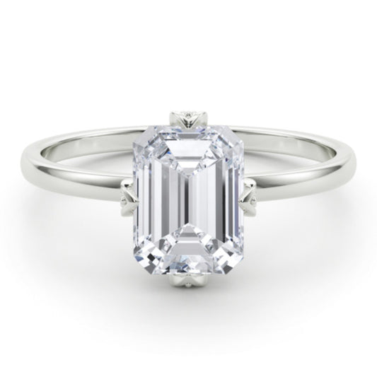Jade Lab-Grown Diamond Ring - Main View - Vowmira lab-grown diamond jewelry