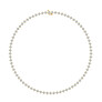 20 ct. tw. Kite Set Princess Tennis Lab-Grown Diamond Necklace - View 2 - Vowmira lab-grown diamond jewelry