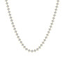 20 ct. tw. Kite Set Princess Tennis Lab-Grown Diamond Necklace - Side View