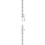 3 - 10 ct. Minimalist Tennis Lab-Grown Diamond Necklace with Extender - View 2