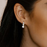 2 ct. tw. Classic 3 Stone Lab-Grown Diamond Earrings - View 2