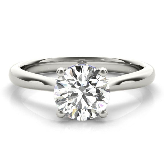 Quiet Beauty Sapphire Accent Lab-Grown Diamond Ring - Main View
