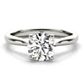 Quiet Beauty Sapphire Accent Lab-Grown Diamond Ring - View 2