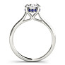 Quiet Beauty Sapphire Accent Lab-Grown Diamond Ring - Side View