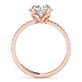 Collette Lab-Grown Diamond Ring - Side View - Vowmira lab-grown diamond jewelry