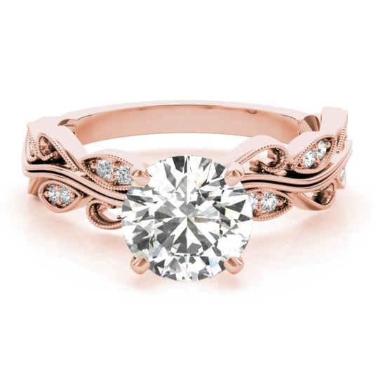 Lattice Lab-Grown Diamond Ring - Main View - Vowmira lab-grown diamond jewelry