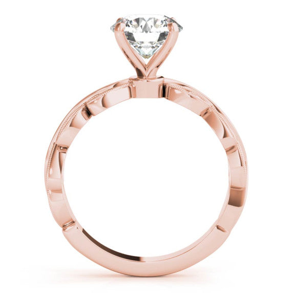 Lattice Lab-Grown Diamond Ring - Detail View - Vowmira lab-grown diamond jewelry