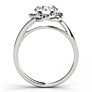 Kira Sapphire Accent Lab-Grown Diamond Ring - Side View