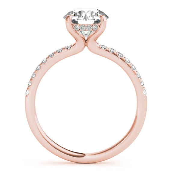 Celesta Lab-Grown Diamond Ring - Detail View - Vowmira lab-grown diamond jewelry